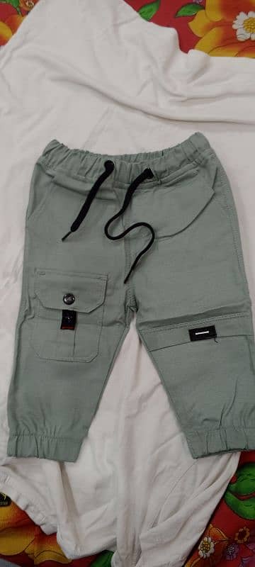 kids Cargo pants cotton premium quality 4