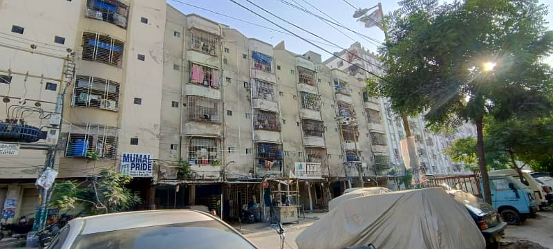 2 bed lounge 3rd floor Tri star blessing sector 11A north karachi near power house chowrangi 10