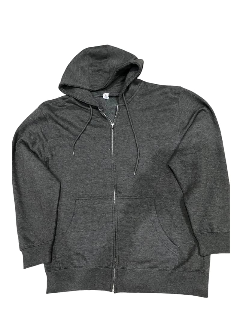 Plain zipper hoodie for men| High quality stuff and zip 0