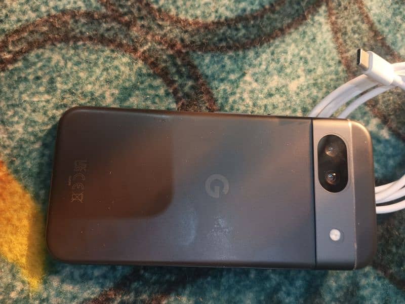 Google pixel 8a non active full sim time 8gb 128gb with original cable 1