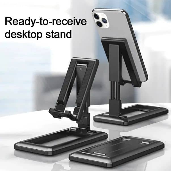 Folding desktop phone stand 1