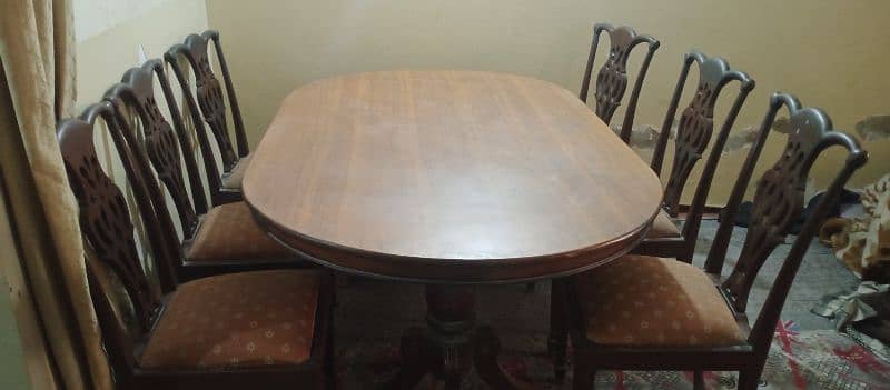 wooden 6 seater dinning table 0