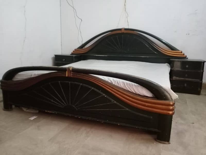 bed set. dressing table. two seater sofa. glass top table 3