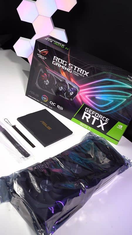 Asus Rog Strix RTX 3070ti With Complete Box 1