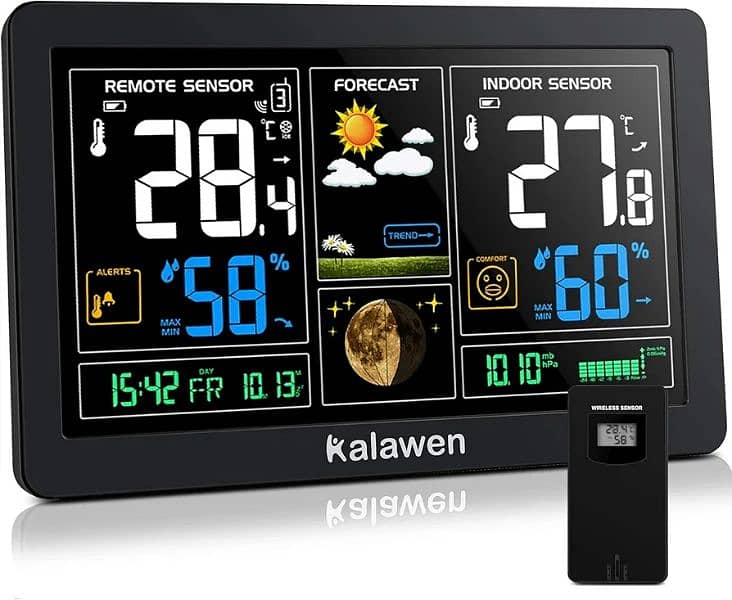 Kalawen Weather Station with Sensor Indoor Outdoor 0