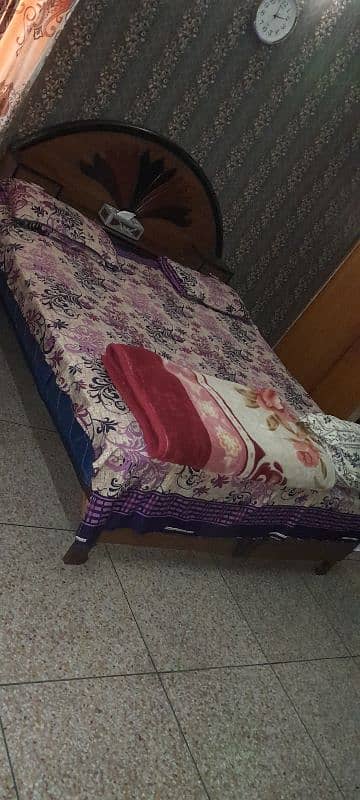 Double Bed For Sale with Dressing tabel 1