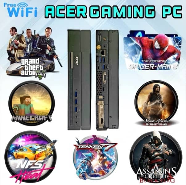 GAMING PC ACER | I5 6Th RAM 8GB DDR4 HDD 500GB GPU 1GB 0