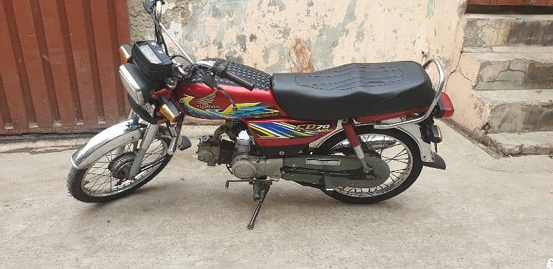 honda cd 70 2021 total geniune bike 10