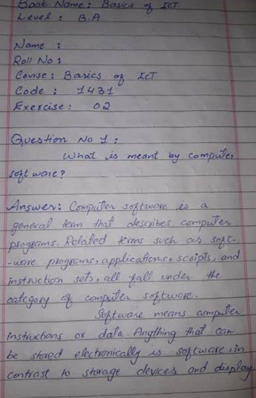 HANDWRITING ASSIGNMENT WORK 0