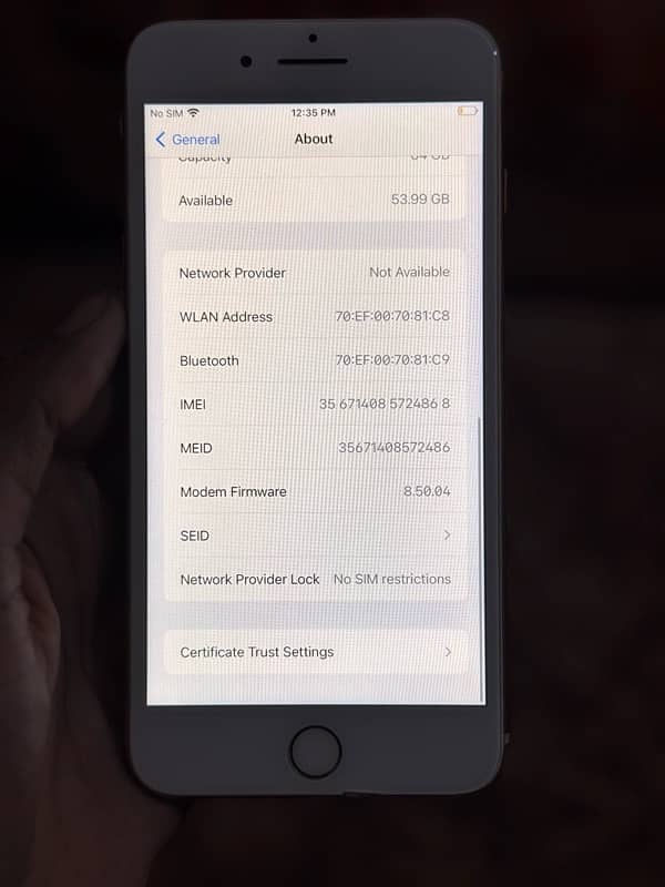 iPhone 8plus non pta 64gb sim time 2 months 5