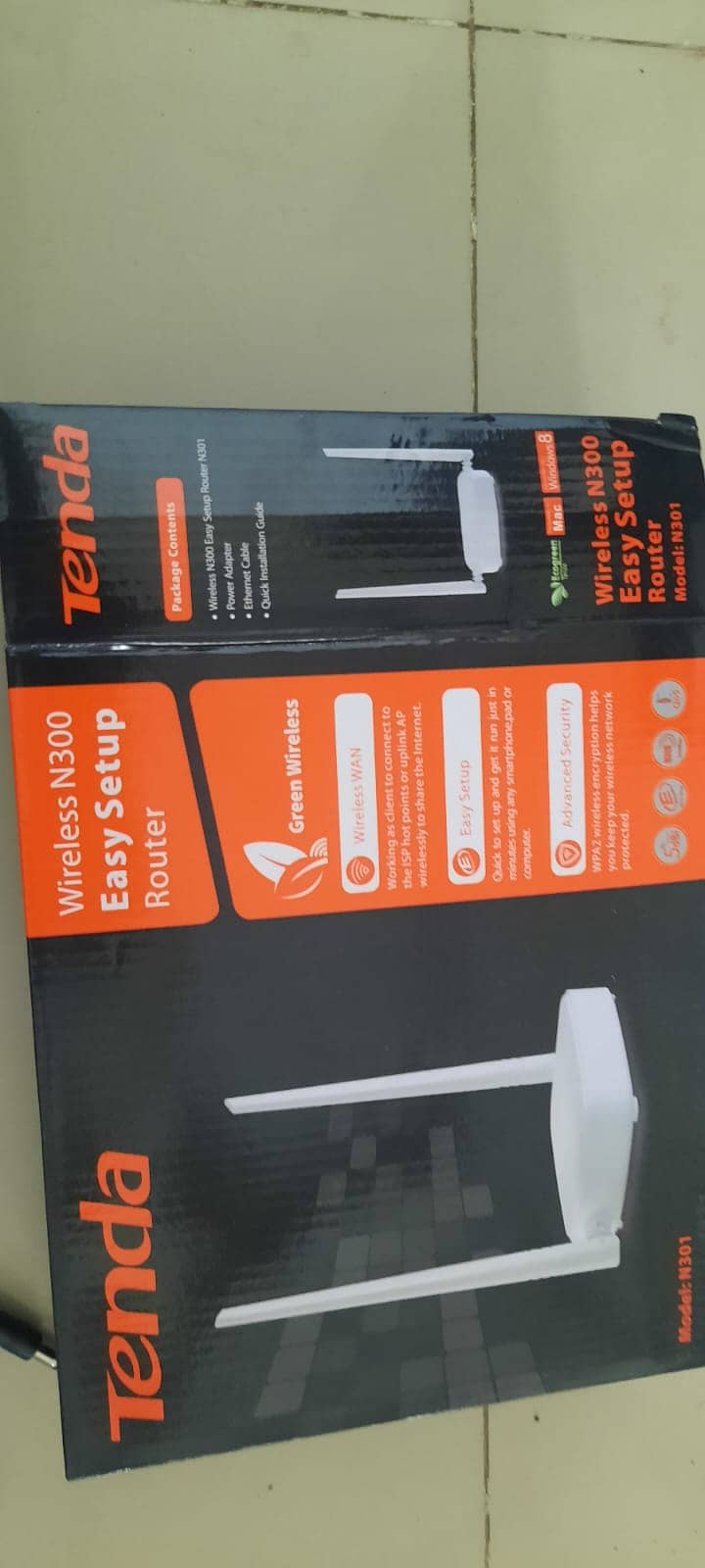 Tenda Router Two Antenna Available New 2