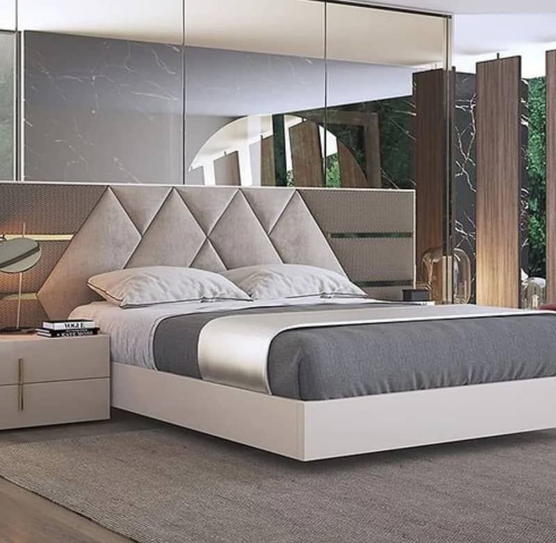 bed set / wooden bed set / luxury bed set /side tables / bed room set 2