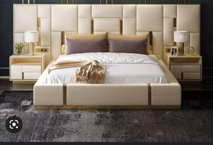 bed set / wooden bed set / luxury bed set /side tables / bed room set 5