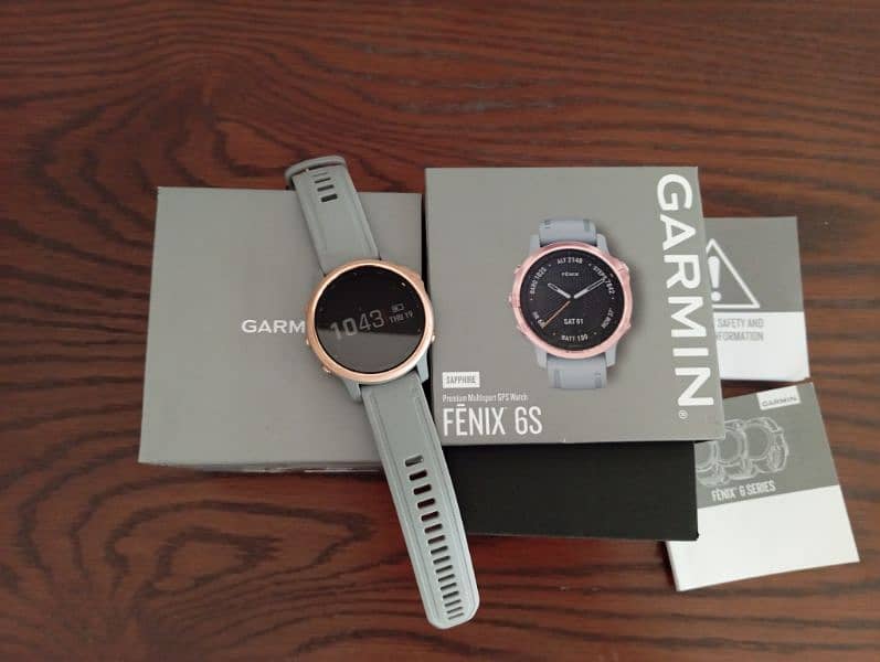 Brand New Garmin Fenix S6 Sapphire,GPS Smart Watch 9