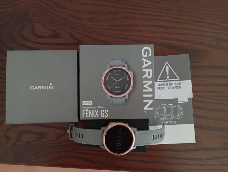 Brand New Garmin Fenix S6 Sapphire,GPS Smart Watch 10