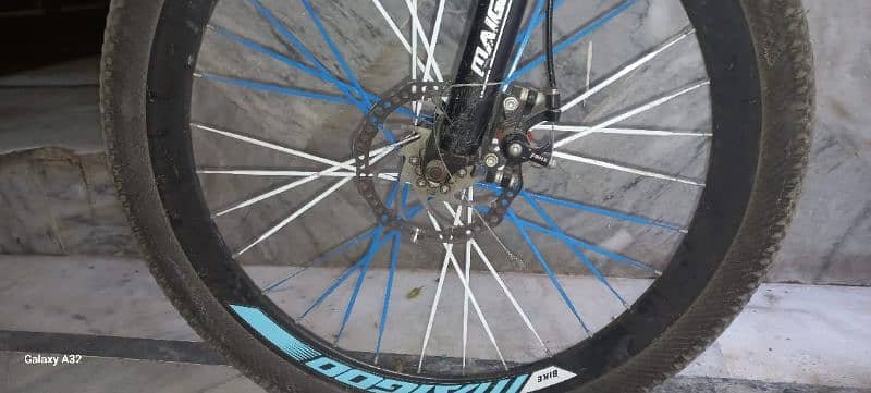 mountain double shocks and double gear 5