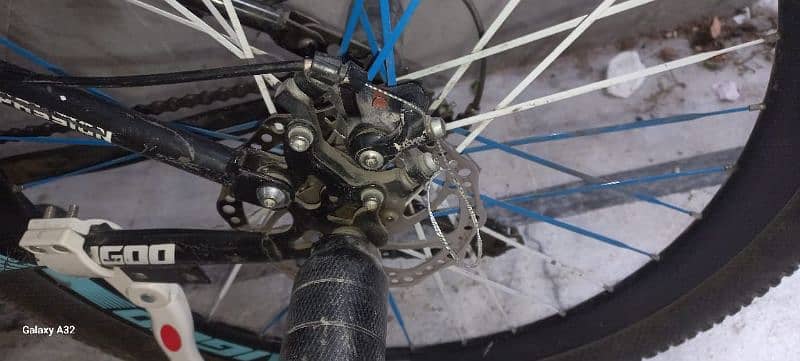 mountain double shocks and double gear 9