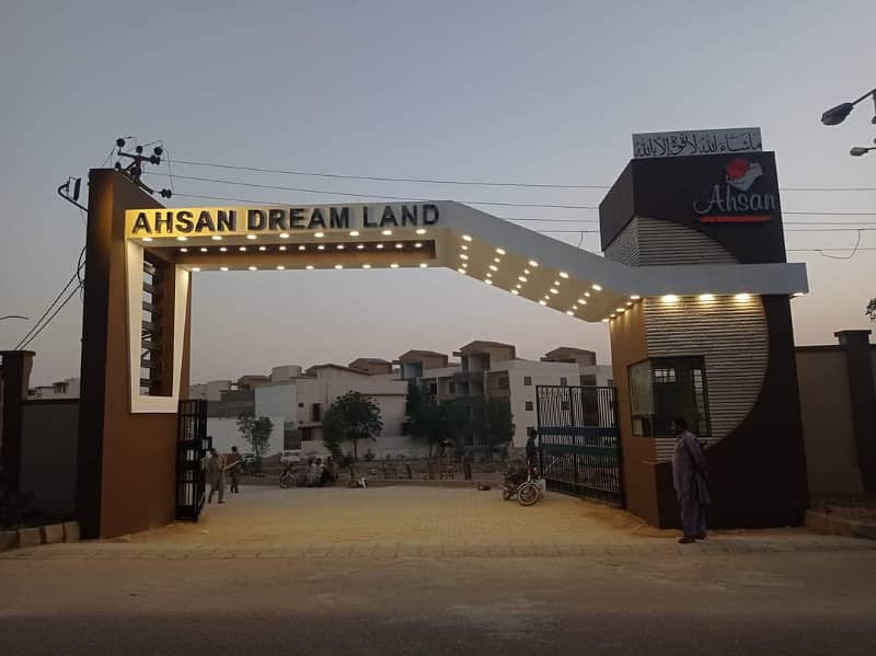 120 sq. yds House For Sale in Ahsan Dreamland Near Gulshan e Maymar Karachi. 0