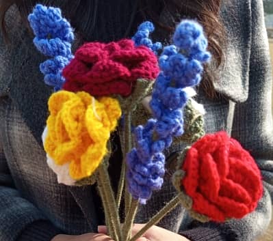 crochet flowers 1