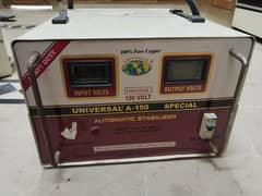 universal A-150 Heavy Duty Stabilizer 15000 watts