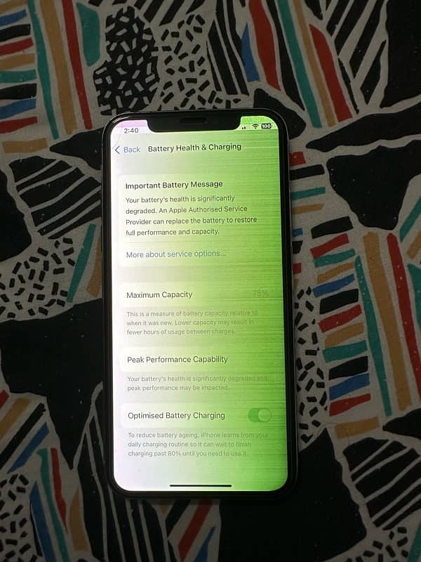 iPhone X 64GB PTA Approved White 9.5/10 2