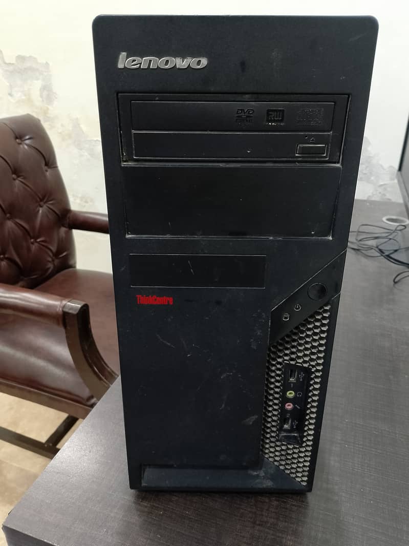 Lenovo Core to duo Desktop Computer Tower 2GB Ram 500GB Hard 0