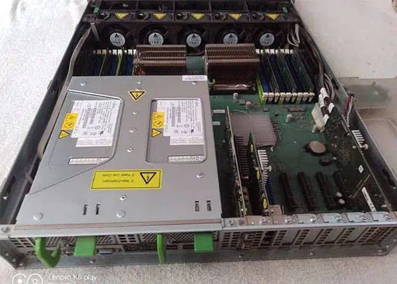 Server 24gb ram dual power supply and processor 4