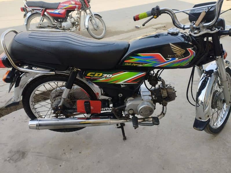 Honda cd 70 Black clour. . 2021 model . . normal condetion 2