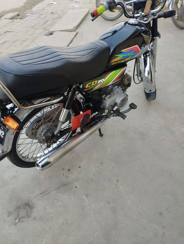 Honda cd 70 Black clour. . 2021 model . . normal condetion 6