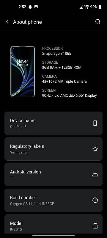 OnePlus 8 official pta approvd exchange possible 1