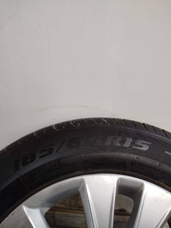 15 inch alloy rims with tyres for sale. 2