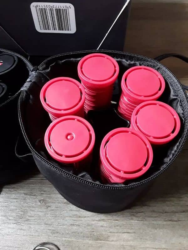 NICKY CLARKE compact heated Hair 12 Rollers Curlers 0