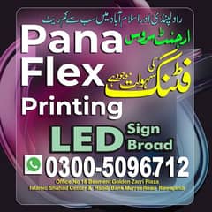 panaflex printing,LED 3D signboard,offsed pirting press