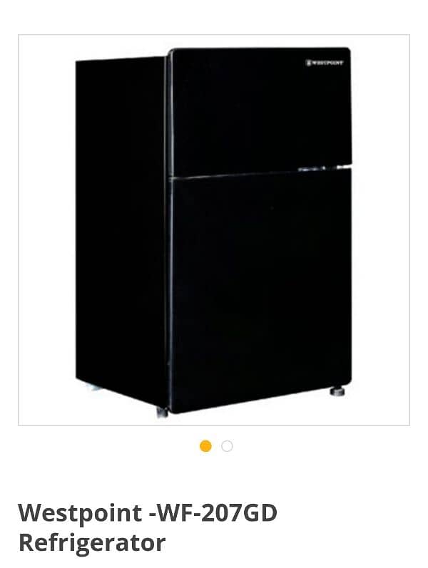 Westpoint Mini Refrigerator Glassdoor (WF-207 GD) 0