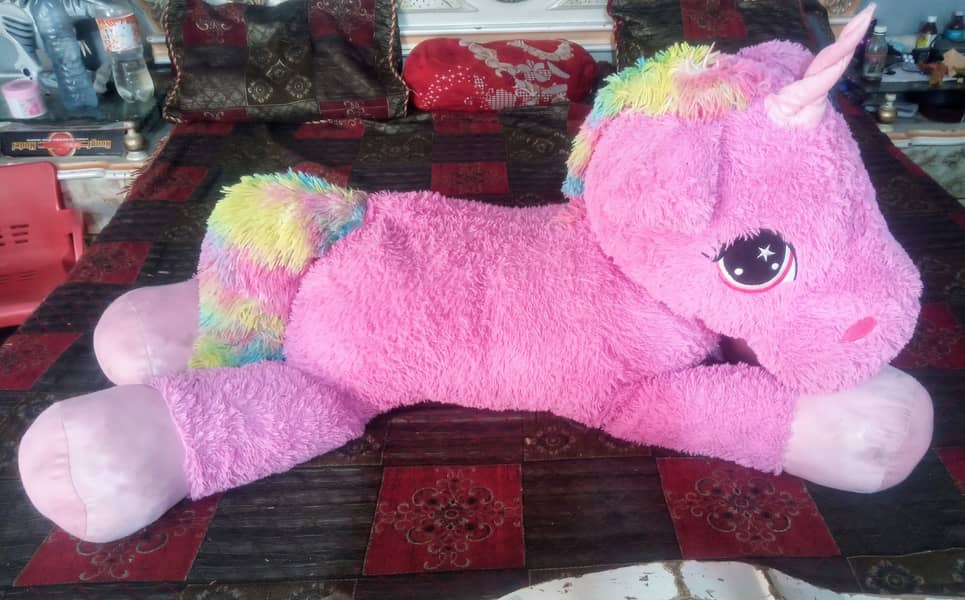 Unicorn  Pink 4ft 2