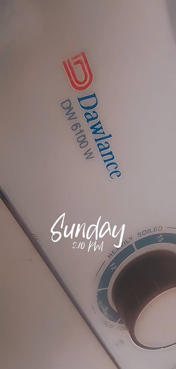 Dawlance manual washing machine 2 years used. 4