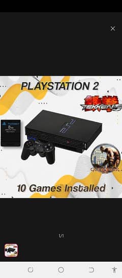 Playstation 2 Fat Model Refurbished With all Accessories