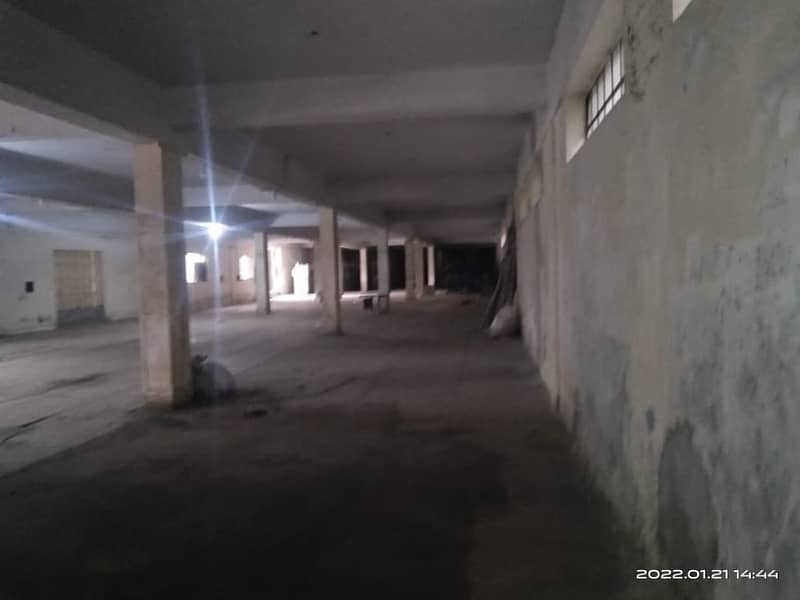 2 Kanal Warehouse for Rent in Quaid Azam Industrial Estate 1