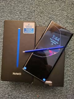 Samsung Note 10 Official Pta Approved Dual Sim 12/256 with Box