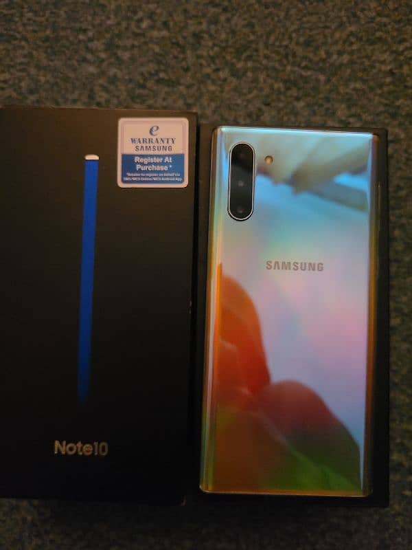 Samsung Note 10 Official Pta Approved Dual Sim 8/256 with Box 1