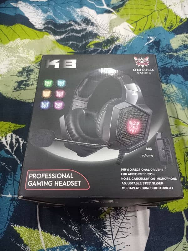 Gaming headphones Black new 1