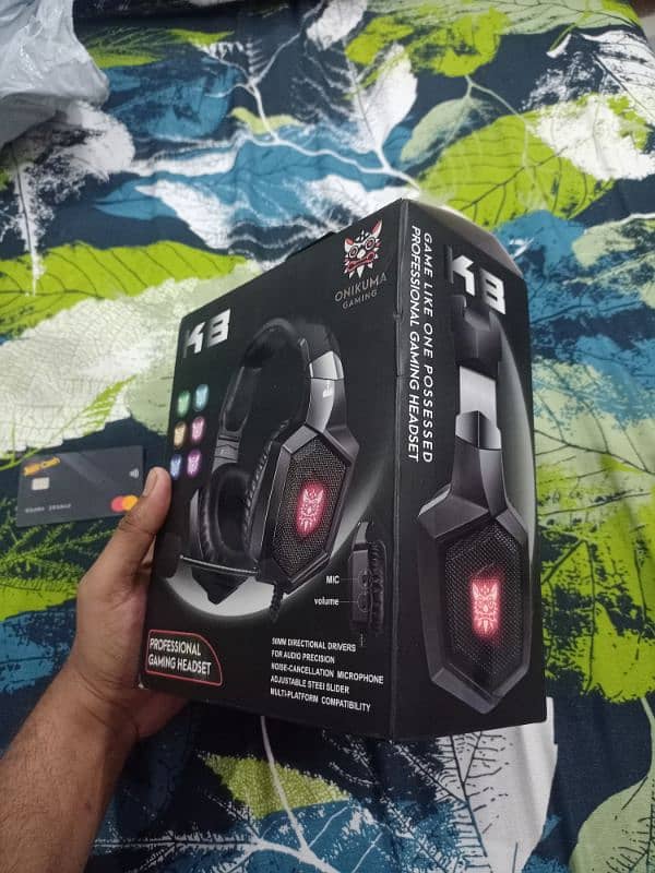 Gaming headphones Black new 2