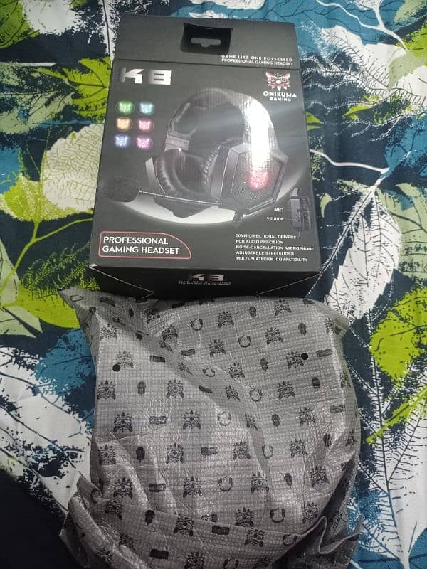 Gaming headphones Black new 3