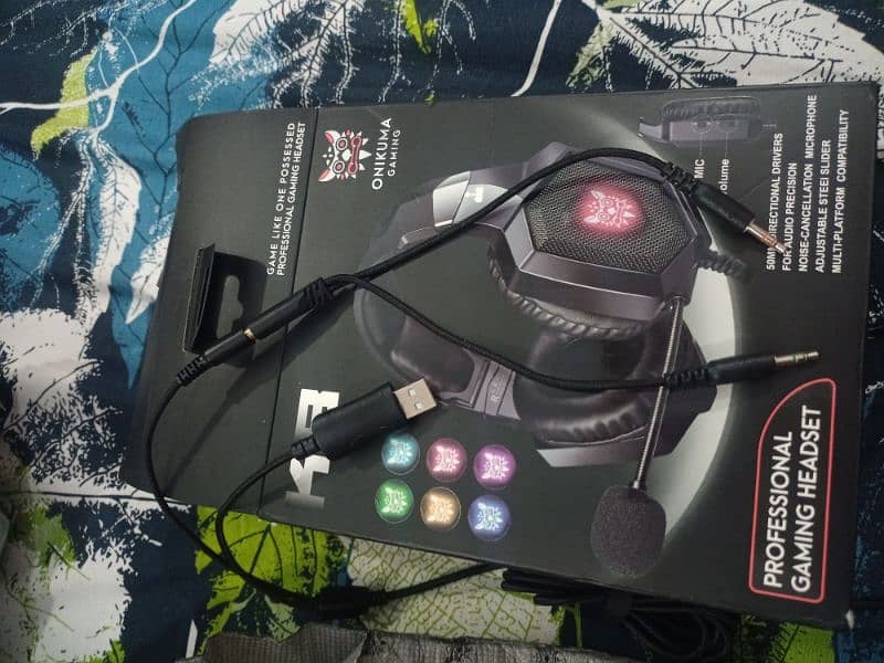 Gaming headphones Black new 5