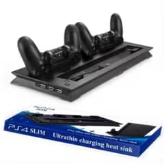 PS4 Charging Heat Sink Cooling Fan with Vertical Stand