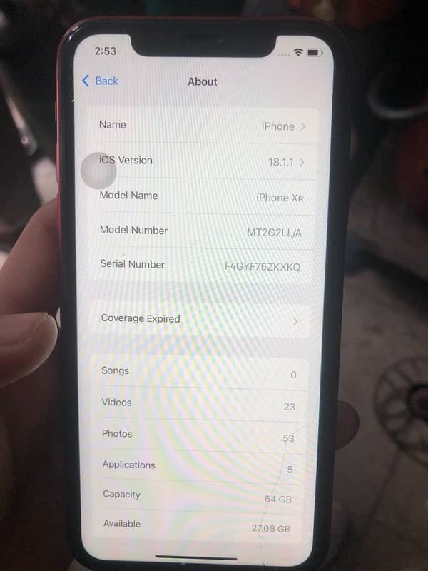 Iphone Xr 64 gb 5