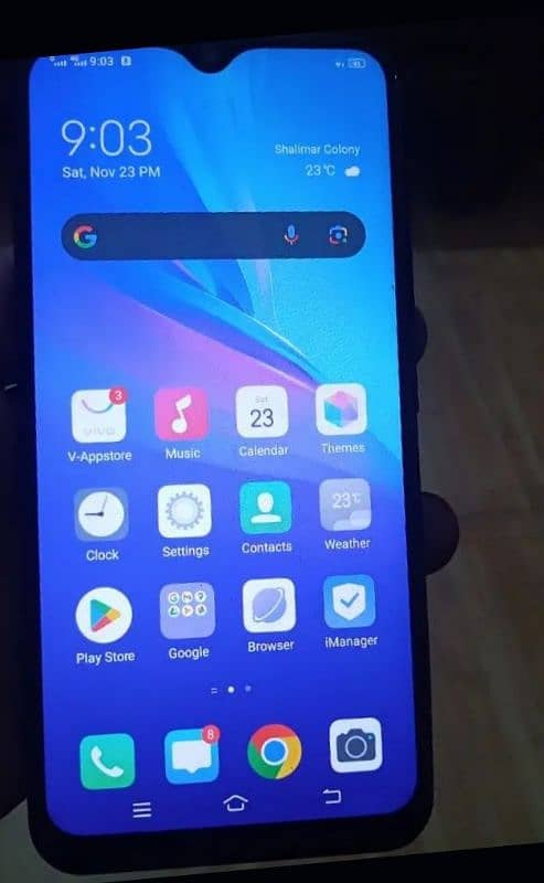 vivo y11 mobile 3/32 with charger 2