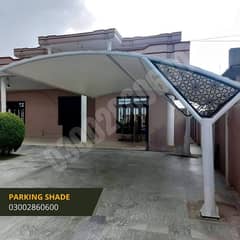 Fiber shed, tensile shed, fiber shade, car parking shade