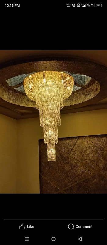 Crystal chandeliers k9 jhumar fanoos hanging lights 10