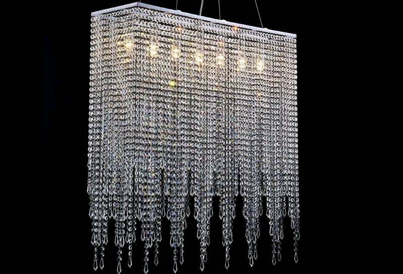 Crystal chandeliers k9 jhumar fanoos hanging lights 14